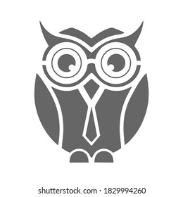 owl logo. simple and clean