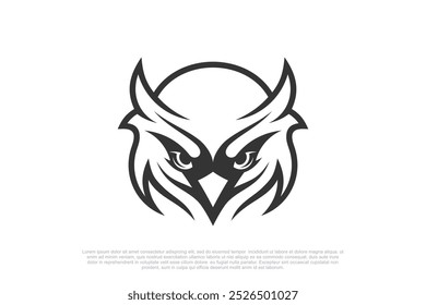 Owl logo symbol icon vector graphic design illustration