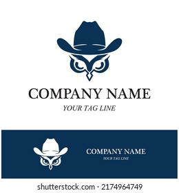 owl logo and symbol vector icon image