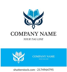 owl logo and symbol vector icon image