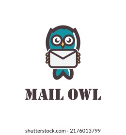 owl logo and symbol vector icon image