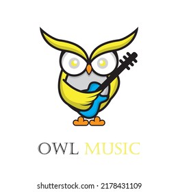 owl logo and symbol vector icon image