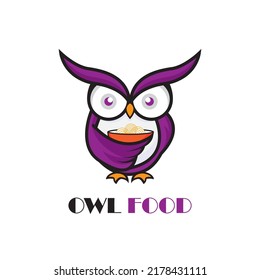 owl logo and symbol vector icon image