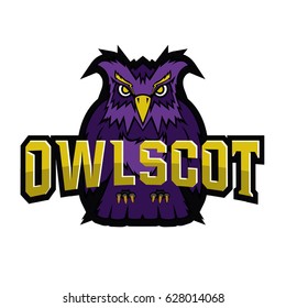 Owl logo team mascot