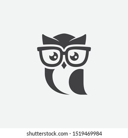 owl logo tempalte, owl sunglasses logo design, owl mascot design, owl character design vector