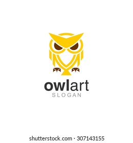 Owl Logo Template