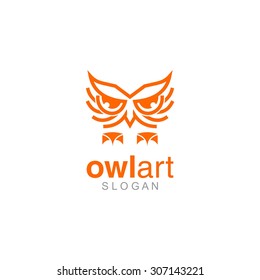 Owl Logo Template