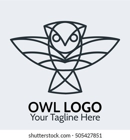 owl logo template