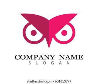 Owl logo template
