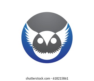 Owl logo template