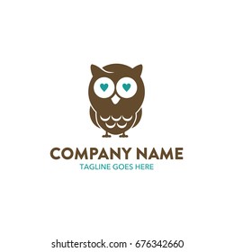 Owl Logo Template