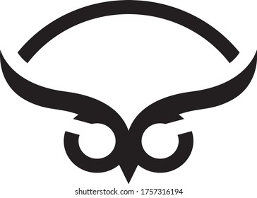 Owl logo template design