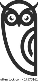 Owl logo template design