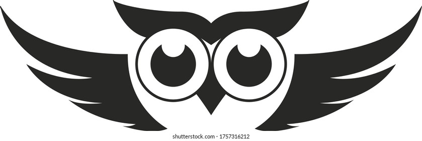 Owl logo template design