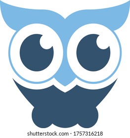 Owl logo template design

