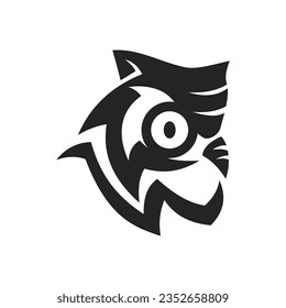 owl logo template Isolated. Brand Identity. Icon Abstract Vector graphic