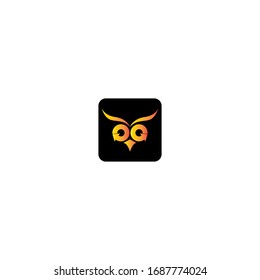 Owl logo template vector icon design