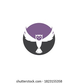 Owl logo template vector icon design