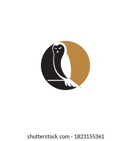 Owl logo template vector icon design