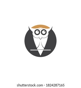 Owl logo template vector icon design