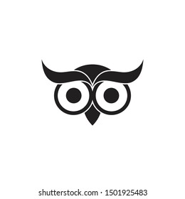Owl Logo Template Vector Illustration