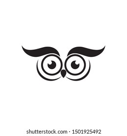 Owl Logo Template Vector Illustration
