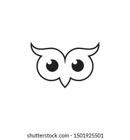 Owl Logo Template Vector Illustration