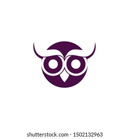 Owl Logo Template Vector Illustration