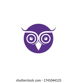 Owl Logo Template Vector Illustration