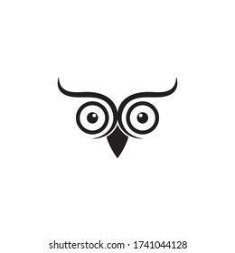 Owl Logo Template Vector Illustration