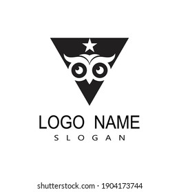 Owl Logo Template Vector Illustration