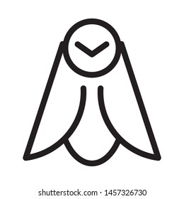 Owl logo template vector wise bird icon design