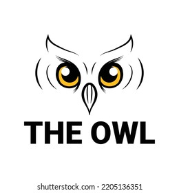 Owl Logo template for your brand. vector logo isolated background