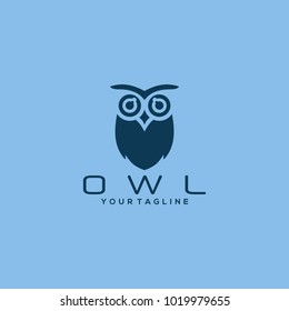 Owl logo vector