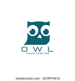 Owl logo vector