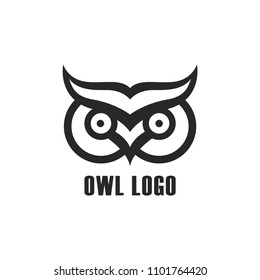 owl logo vector