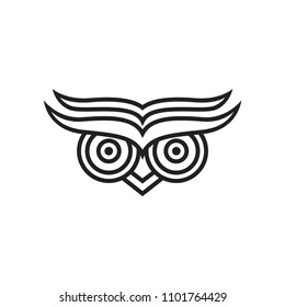 owl logo vector