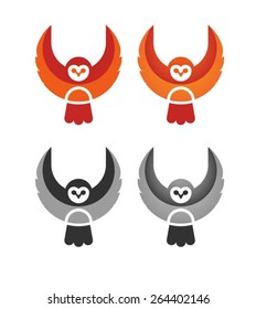 Owl logo vector