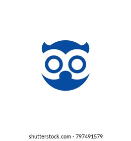 owl logo vector