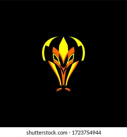 Owl logo Vector design. Modern and simple