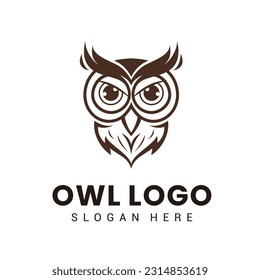 Owl Logo Vector Design Template