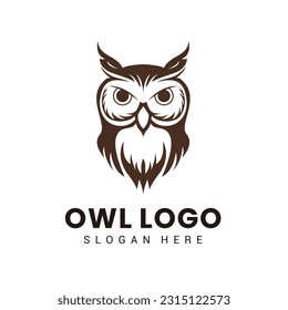 Owl Logo Vector Design Template