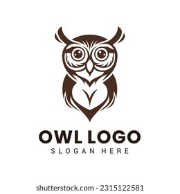 Owl Logo Vector Design Template