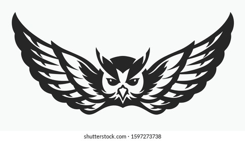 owl logo Vector.  Eps format