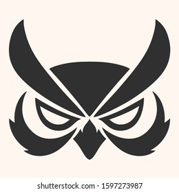 owl logo Vector.  Eps format
