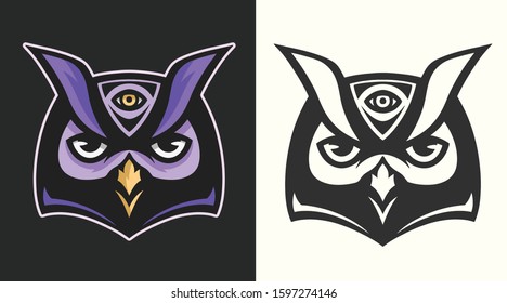 owl logo Vector.  Eps format