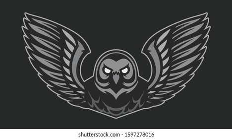 owl logo Vector. eps format