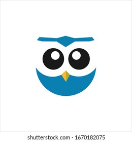owl logo vector graphic modern abstract