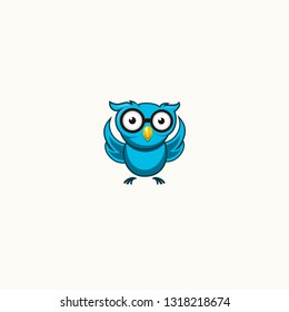owl logo vector icon illurtration