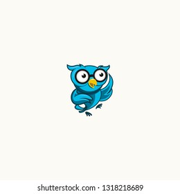 owl logo vector icon illurtration